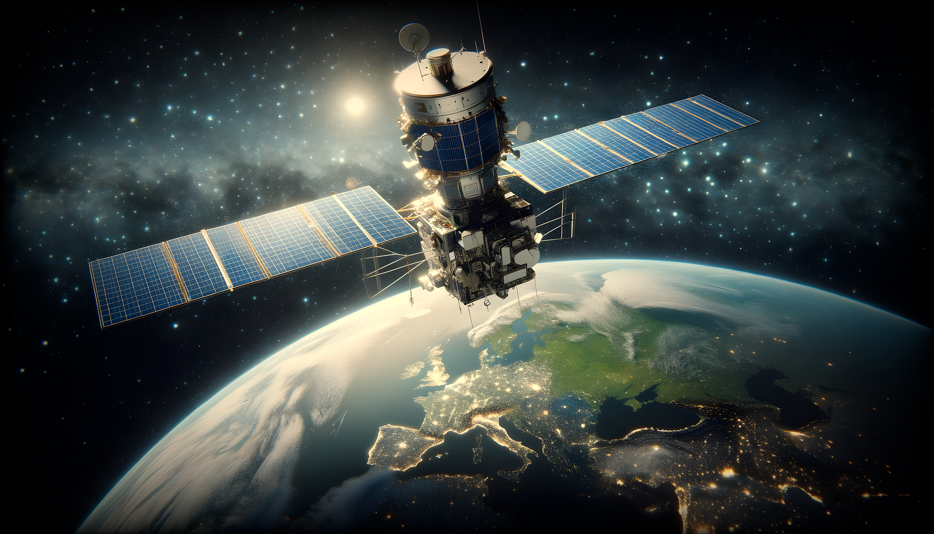 Satellite in GEO orbit